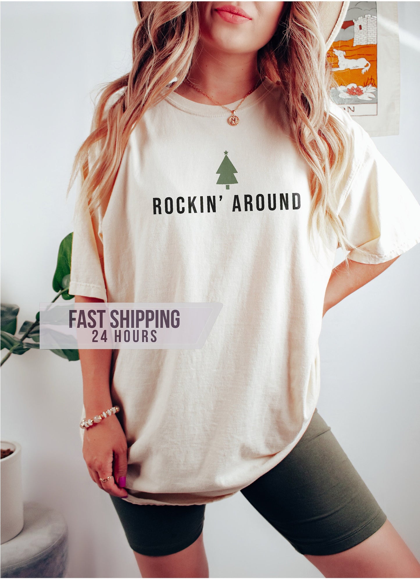 Rockin Around Tshirt, Christmas Tshirt, Christmas ,Holiday Shirt, Christmas Gifts, Winter Shirt, Christmas Tree Shirt, Christmas Shirt