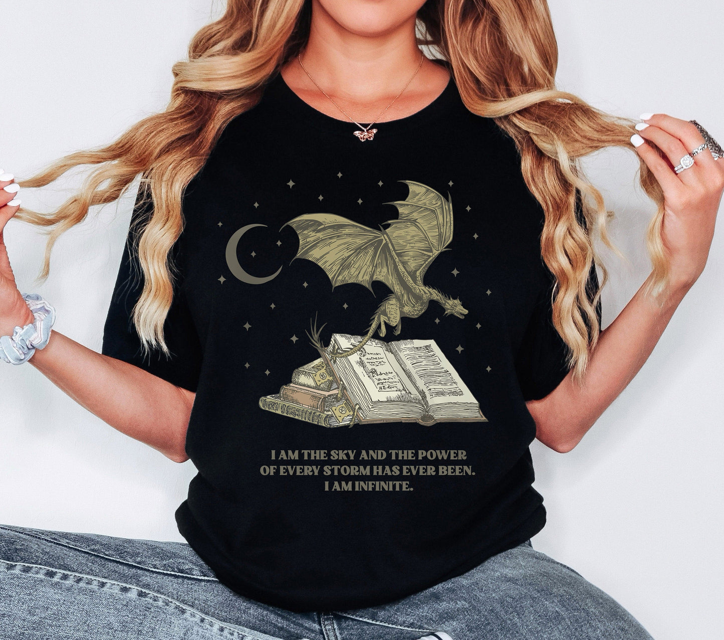 “Dragon’s Essence Tee” - Mythical Power, Bookworm’s Fantasy, Dragon Rider Gear