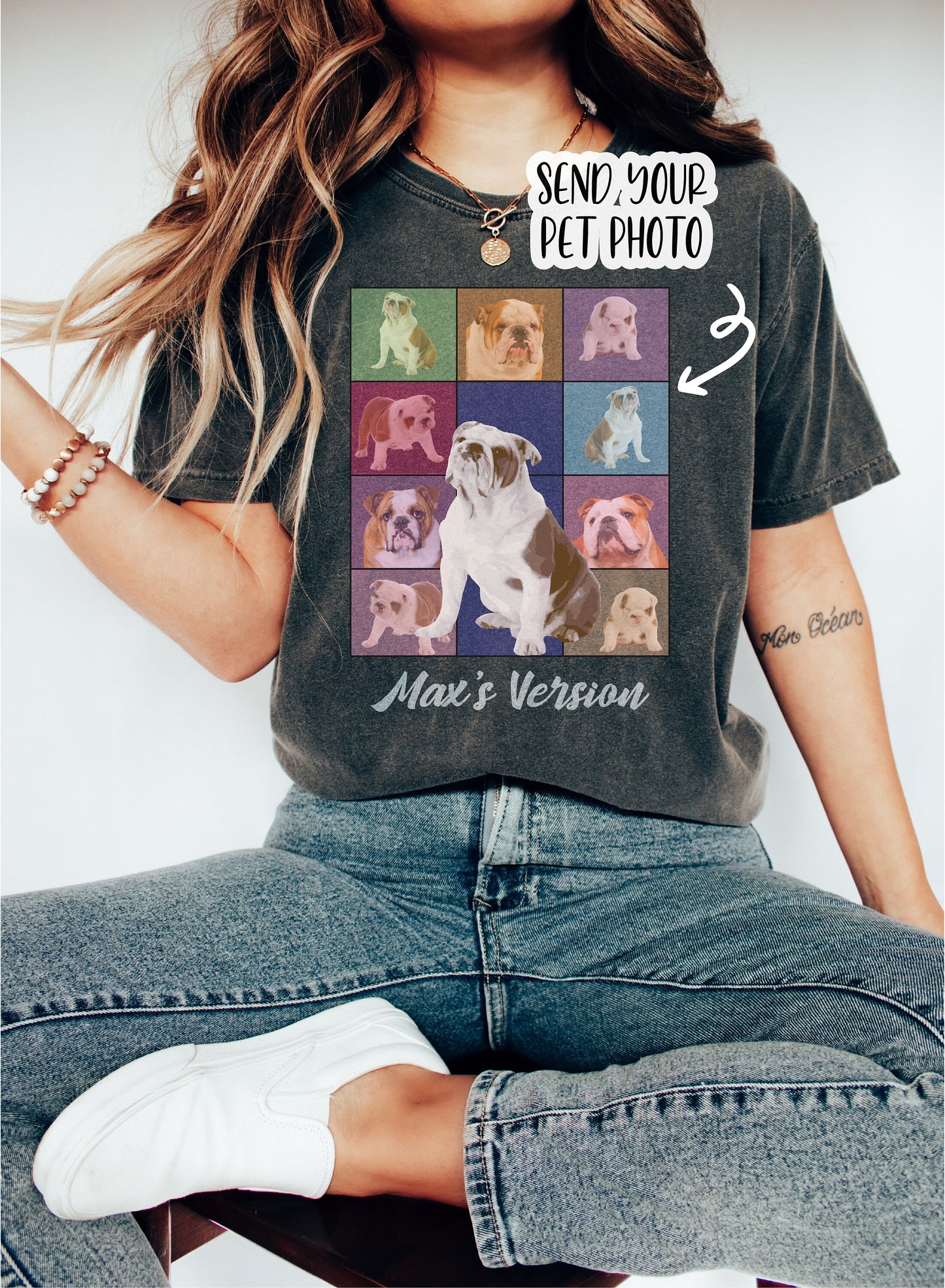 Custom Pet Portrait Shirt, Dog Photo Shirt, Custom Dog Mom Shirt, Funny Dog, Taylors Version, Custom Dog Shirt, Custom Cat Portrait Shirt