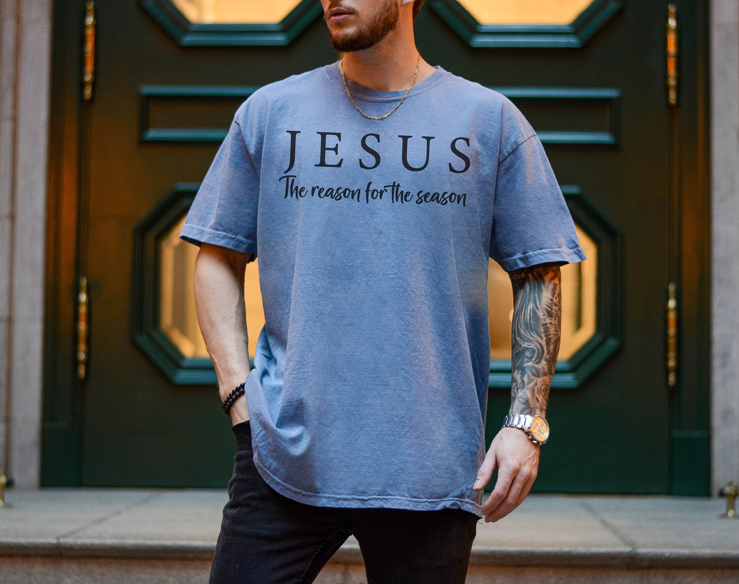 Jesus Tshirt, The Reason for the Season Shirt, Christian Shirt, Religion Shirt, Jesus Shirt, Christian Gift, Faith Shirt, Religion Gift