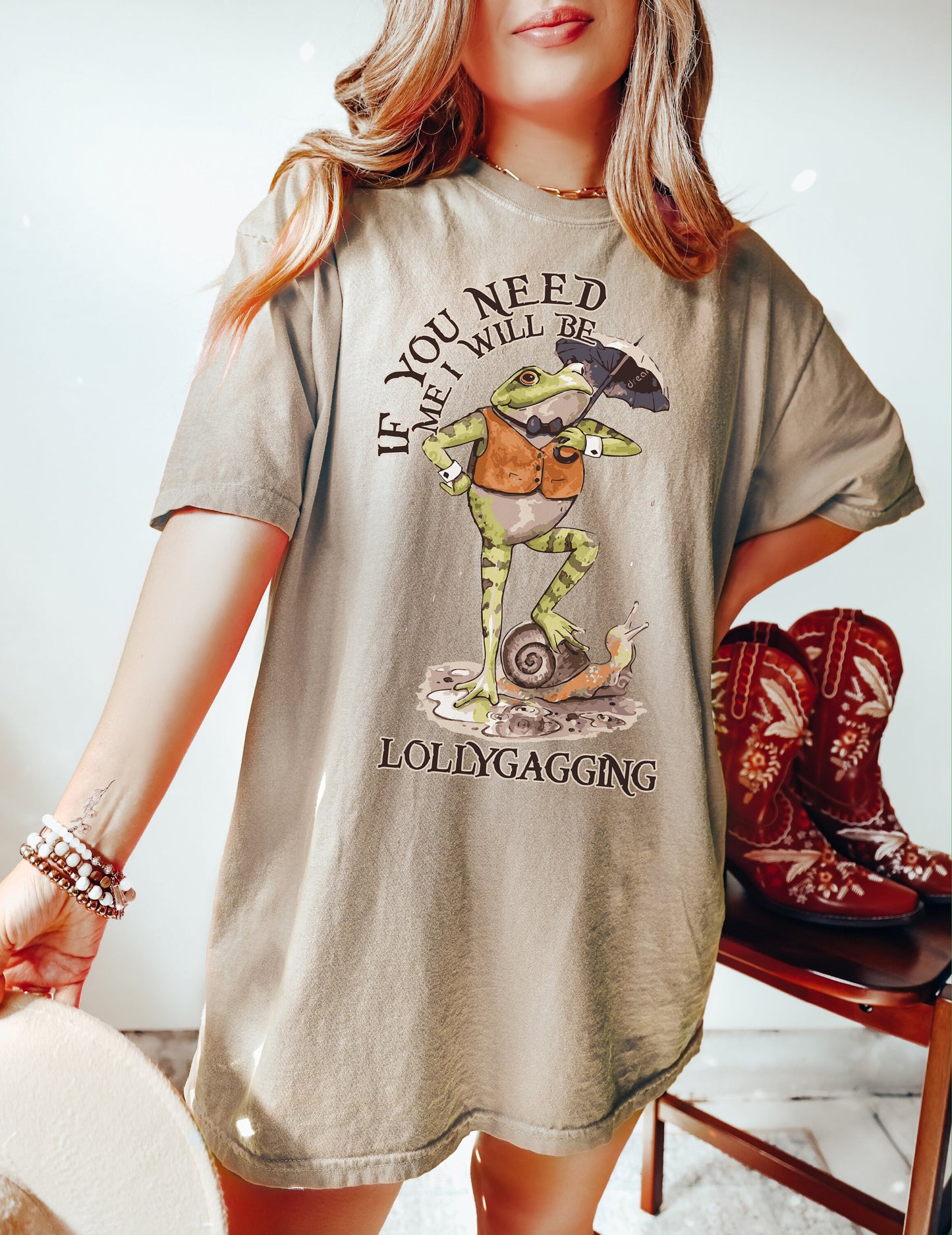 If You Need Me I Will Be Lallygagging Tshirt, Frog Shirt, Frog Lover Gift,Frog Tshirt, Japanese Frog Shirt, Frog Lover Tee, Art Shirt