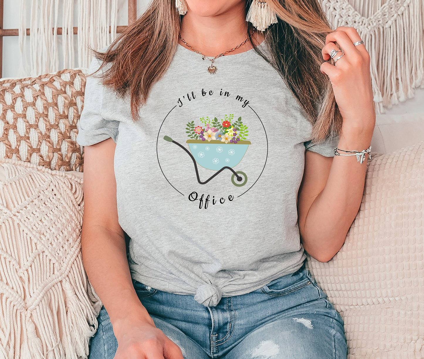 “Gardener’s Retreat Tee” - Office Gardening, Botanical Design, Plant Enthusiast Wear