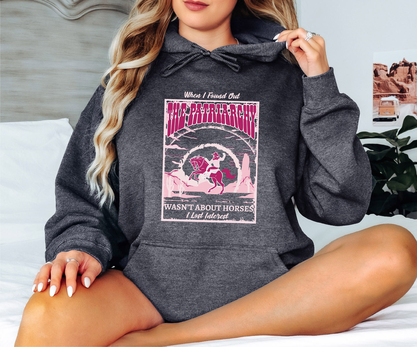 When I Found Out The Patriarchy Wasn't About Horses I Lost Interest Sweat, Horses Patriarchy Tee, Horse Hoodie, Pink Doll Movie Hoodie
