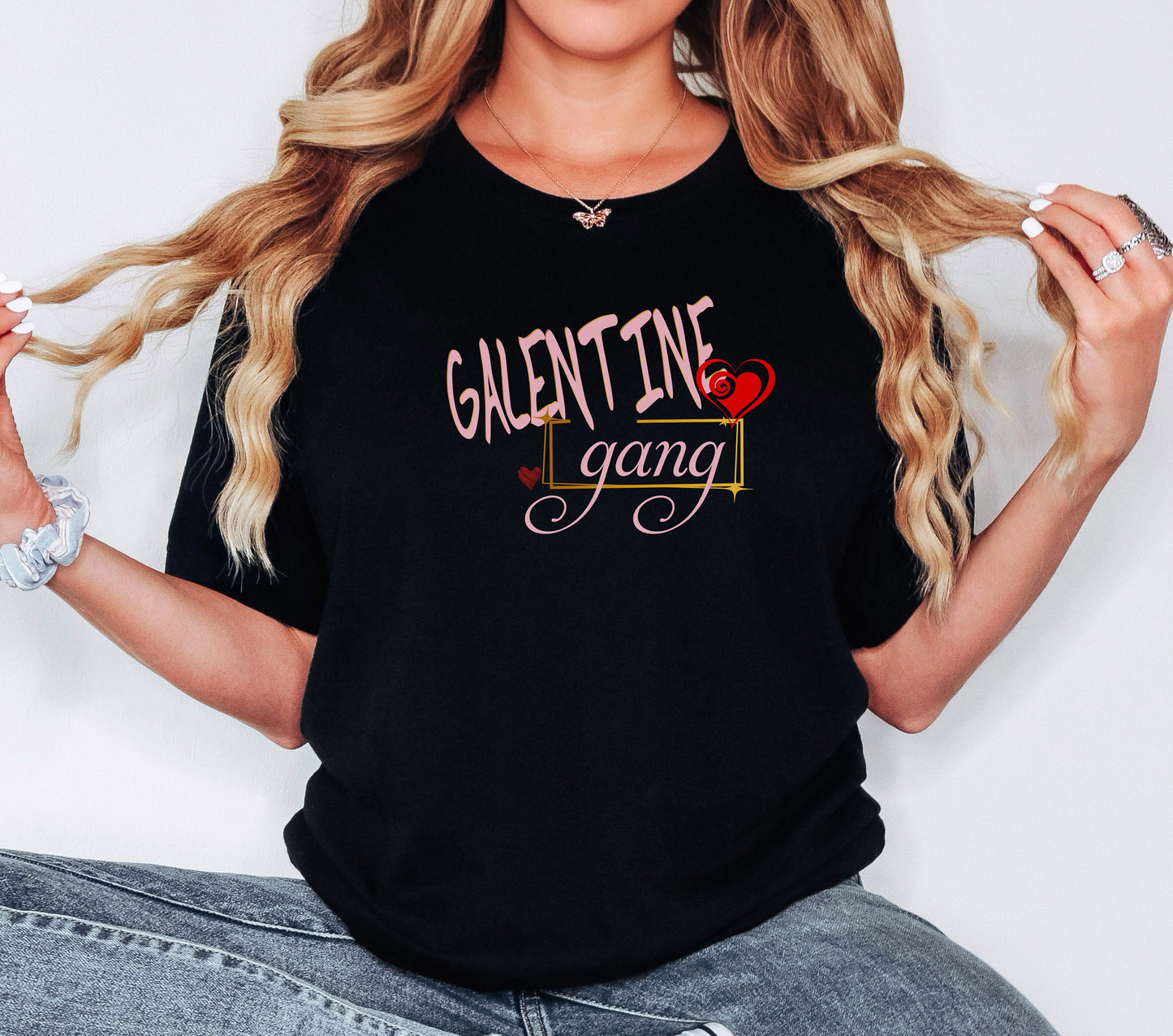 Galentine Gang, Galentine's Day Funny Matching Shirts, Girl Gang T-Shirt, February 13 Female Friendships Day, Bff Day, Gift for Her