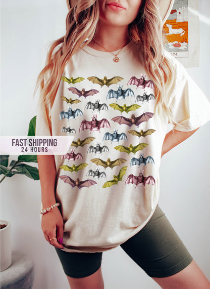 Halloween Bats Tshirt, Bat Shirt, Halloween Shirt, Halloween Gifts, Halloween Bat Shirt,  Bat Shirt, Gift for Her, Halloween  Gift