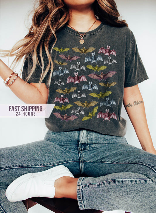 Halloween Bats Tshirt, Bat Shirt, Halloween Shirt, Halloween Gifts, Halloween Bat Shirt,  Bat Shirt, Gift for Her, Halloween  Gift