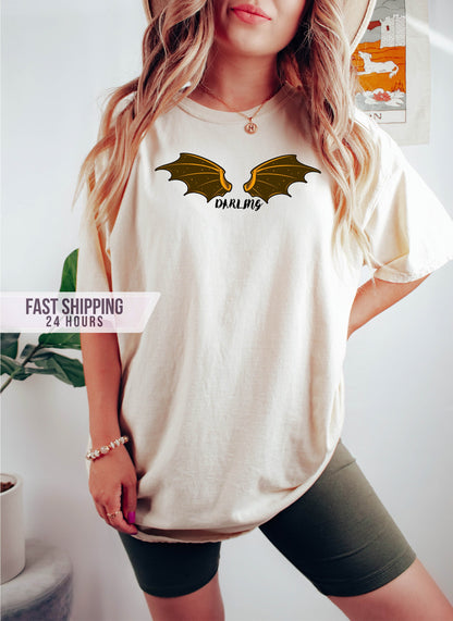 The Darling Tshirt,Wing Shirt, Darling Shirt, Girlfriend Gift, Boyfriend Gift, Country Music Shirt, Concert Shirt, Gift for Her,Gift for Him