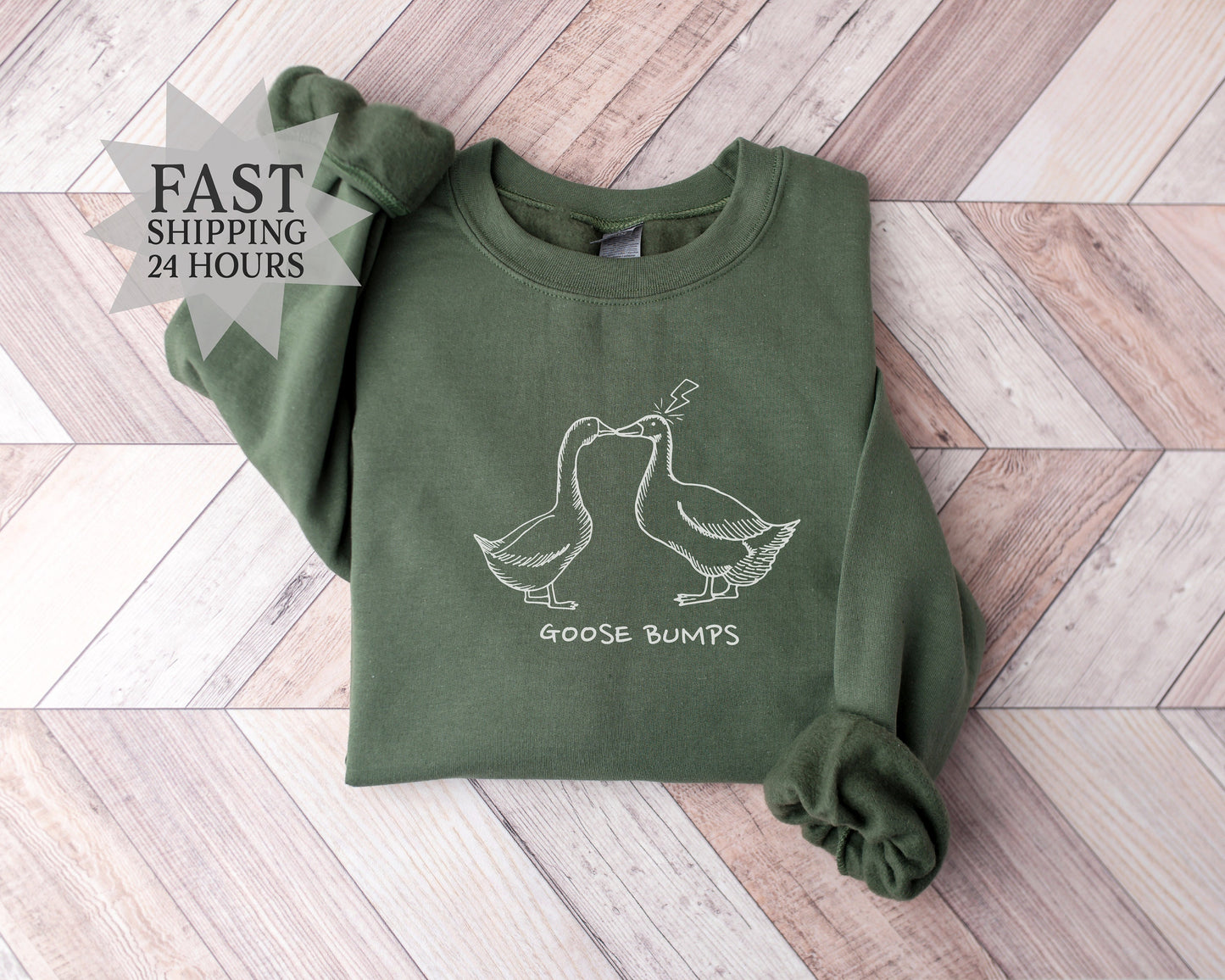 Goose Bumps Sweatshirt, Goose Sweatshirt, Silly Goose Hoodie, Silly Goose Sweatshirt, Funny Sweatshirt, Trendy Sweatshirt, Gift for Her