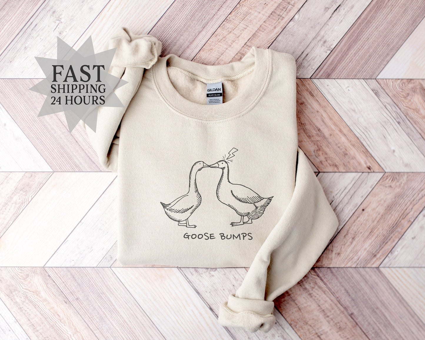 Goose Bumps Sweatshirt, Goose Sweatshirt, Silly Goose Hoodie, Silly Goose Sweatshirt, Funny Sweatshirt, Trendy Sweatshirt, Gift for Her