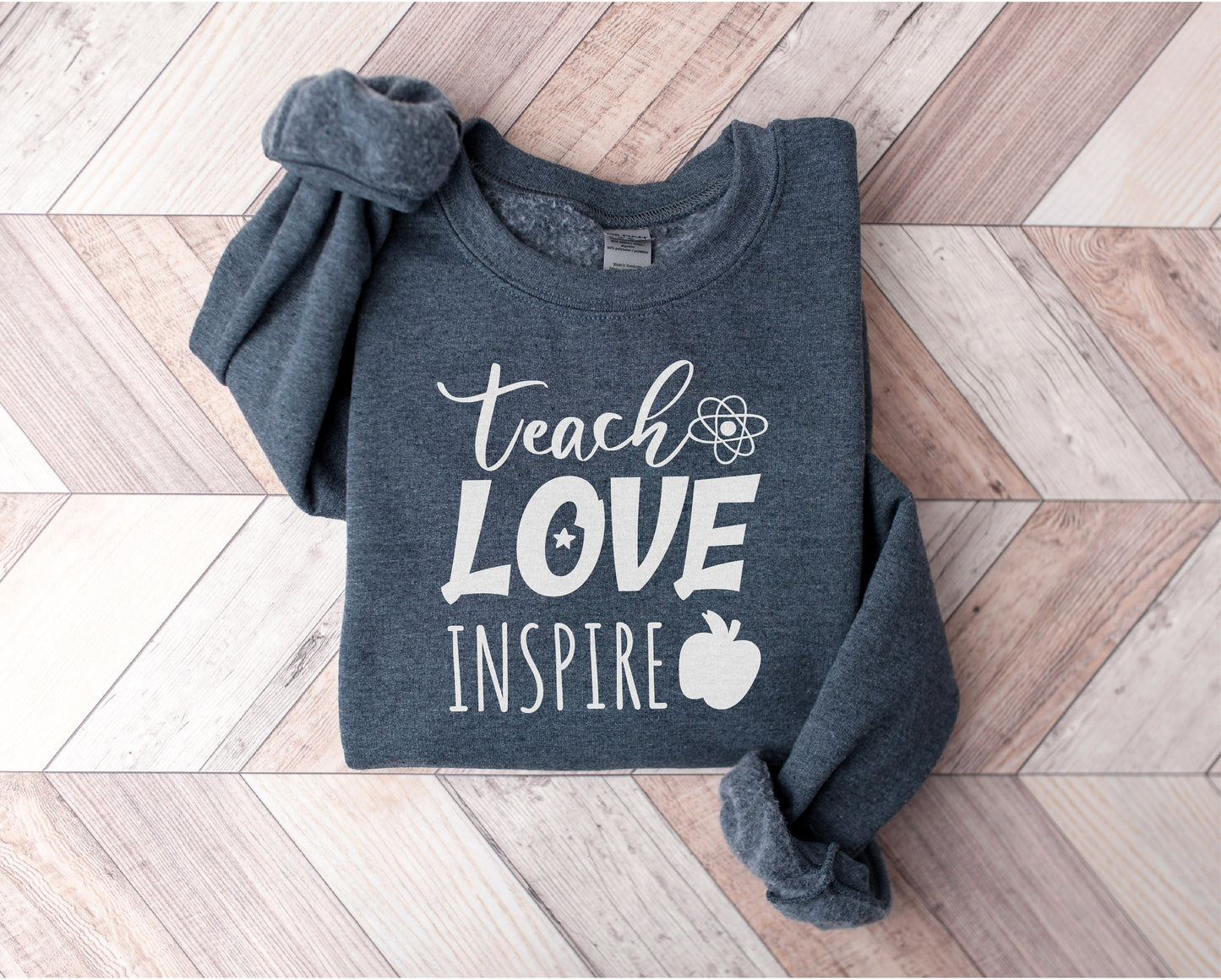 Teach Love Inspire Sweatshirt, Teacher Sweatshirt, Teach Sweatshirt, Teacher Gifts, Teacher Hoodie, Teacher Gift, Back to School Gift