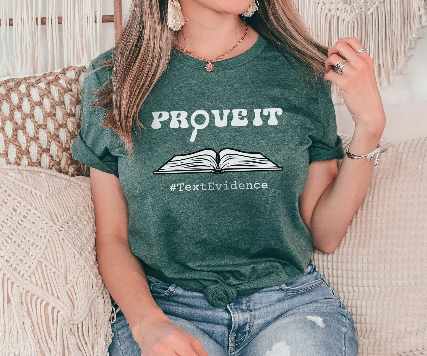 Prove it Text Evidence Shirt, English Teacher Shirt,Research Shirt, Funny English Teacher Shirt, Reading Teacher Shirt, Evidence Based Shirt