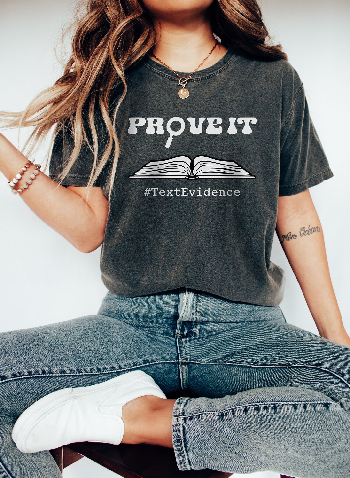 Prove it Text Evidence Shirt, English Teacher Gift, Research Shirt, Funny English Teacher Shirt, Reading Teacher Shirt, Evidence Based Shirt