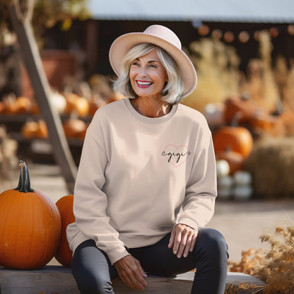Gigi Heart Sweatshirt, Grandma Sweatshirt, Grandkids Names, Mother's Day Sweatshirt, Grandma Gift, Grandma Hoodie
