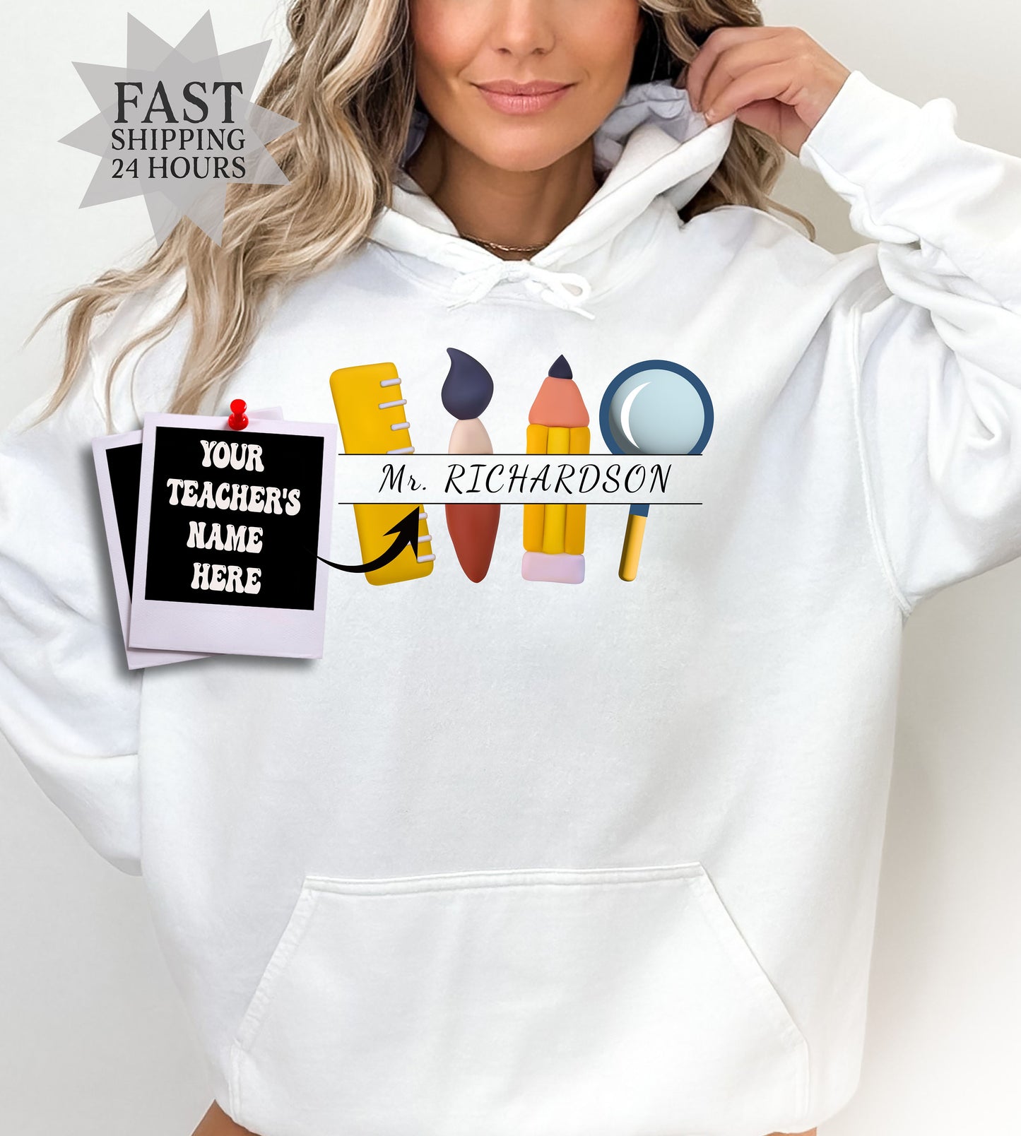 Custom Cool Teacher Sweatshirt, Teacher Gifts, Custom Sweatshirt, Teacher Hoodie, Teacher Sweatshirt, Custom Gift, Personalized Gifts,