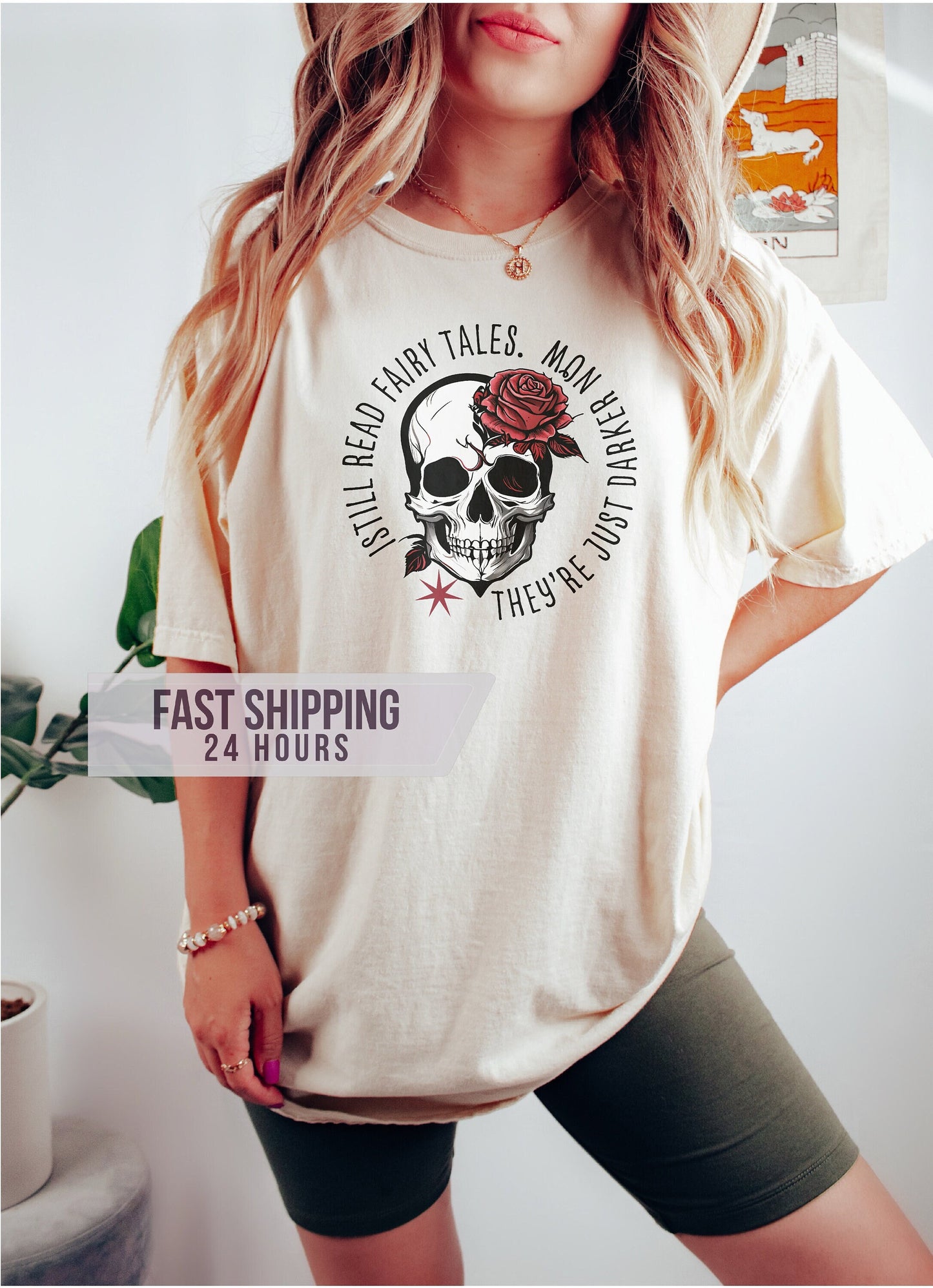 I Still Read, Fairy Tales, They're Just Darker Now Tshirt, Skull Tshirt, Dark Romance Books,Book Lover Gifts, Bookish Tee, Romance Lover Tee