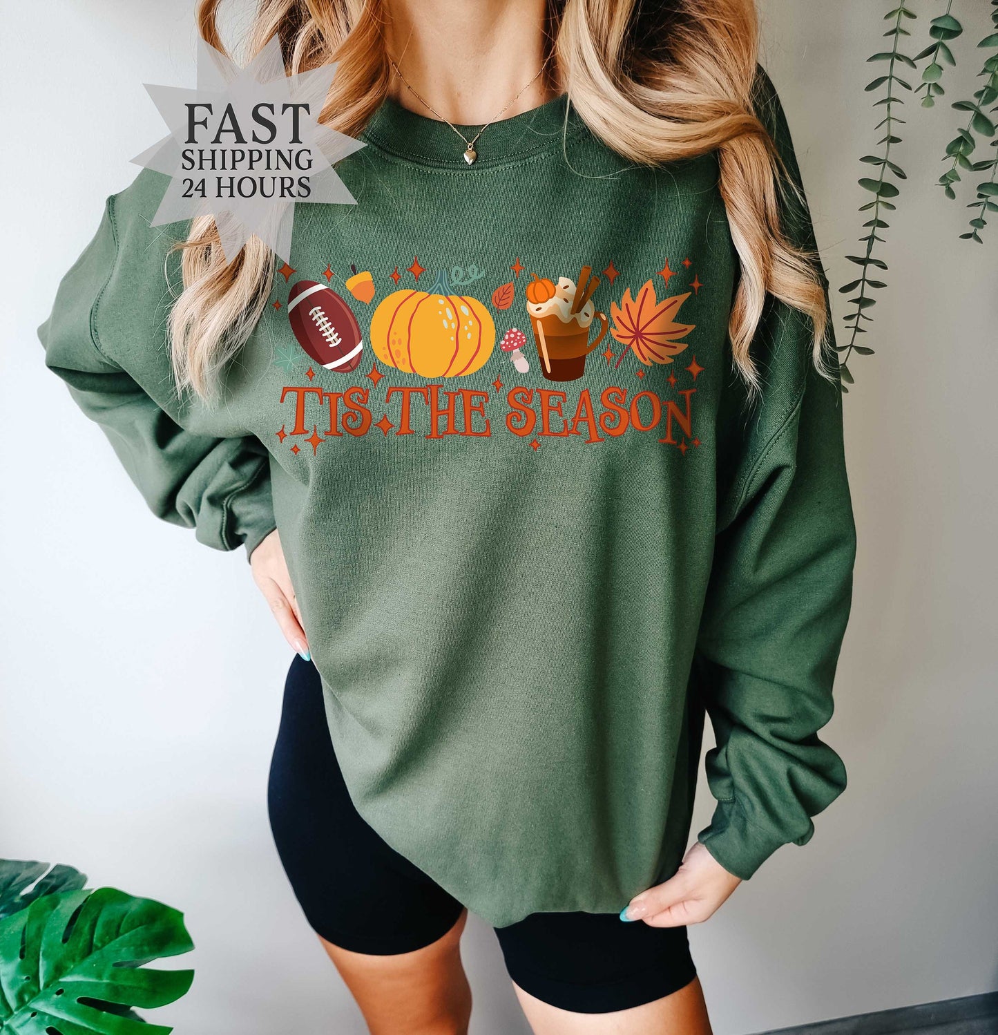 Tis The Season Sweatshirt, Thanksgiving  Sweartshirt,Fall Coffee Sweatshirt,Thanksgiving Gift,Fall Gift,Pumpkin Hoodie,Pumpkin Spice Hoodie