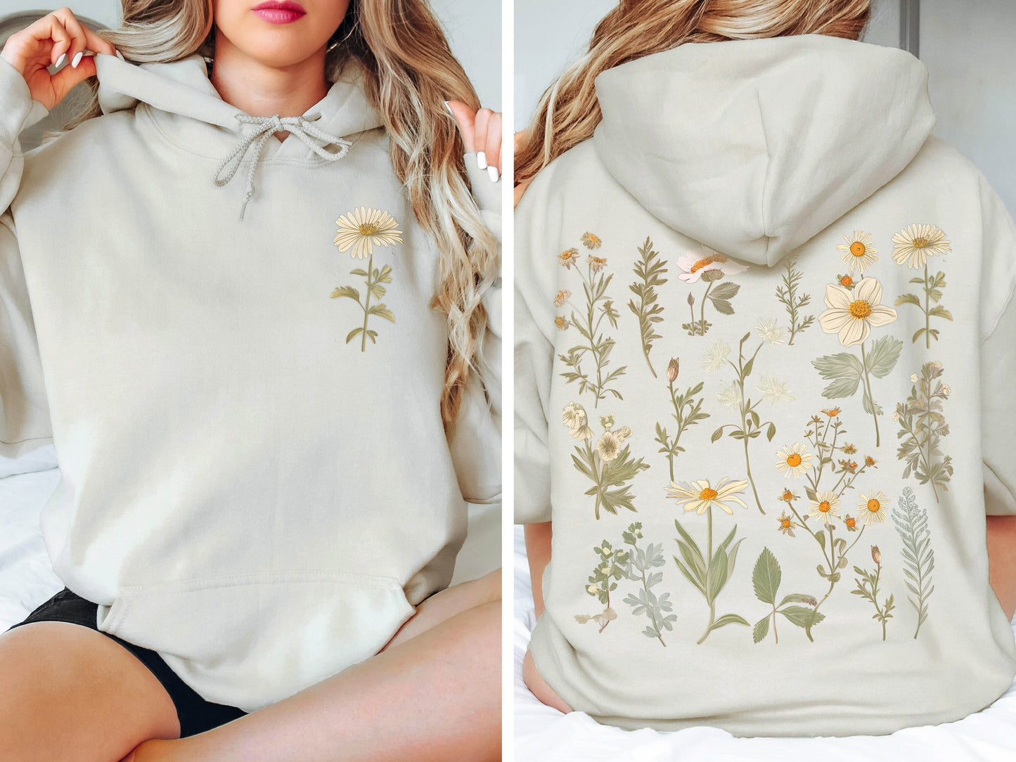 Daisy Sweatshirt,  Flower Hoodie,  Daisy Sweatshirt, Daisy Flower Hoodie,Mothers Day Gift, Flower Hoodie, Daisy Sweatshirt