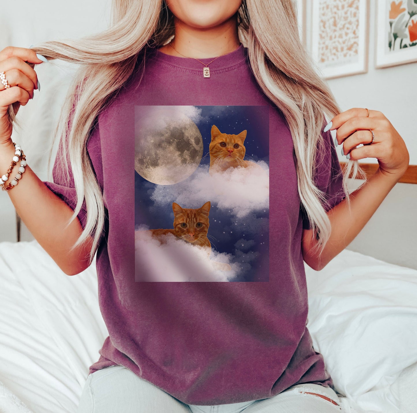 Custom Pet Portrait Tshirt,Pet Lover Gift,Custom Shirt,Dog Portrait Shirt,Personalized Gifts,Cat Portrait Shirt,Custom Gift,Pet Lover Shirt