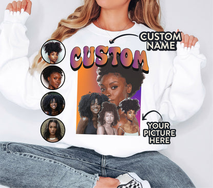 Custom Your Own Bootleg Sweatshirt, Customized Sweatshirt,90S Sweatshirt,Custom Name Hoodie,Custom Bootleg Sweatshirt, Personalized Gifts