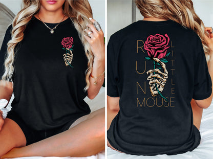 Run Little Mouse Tshirt, Dark Romance Shirt, Book Lover Shirt, Haunting Adeline Shirt, Smut Reader, Book Lover Gift, Rose Shirt,Gift for Her