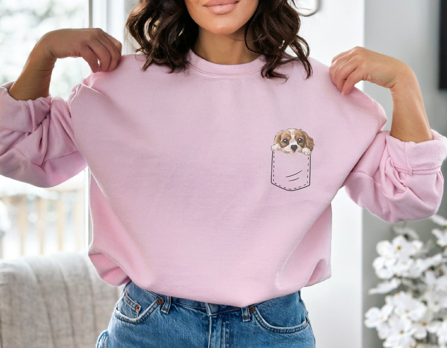 Cute Dog Sweatshirt, Dog Lover Hoodie,Dog Sweatshirt, Dog Mom Gift,Dog Mom, Dog Hoodie, Dog Lover Gift, Gift for Her,Dog Dad,Gift for Him