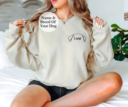 Custom Dog Sweatshirt, Dog Mom Hoodie, Custom Gifts, Dog Dad Hoodie, Dog Sweatshirt, Personalized Gifts, Dog Mom Gifts, Custom Sweatshirt