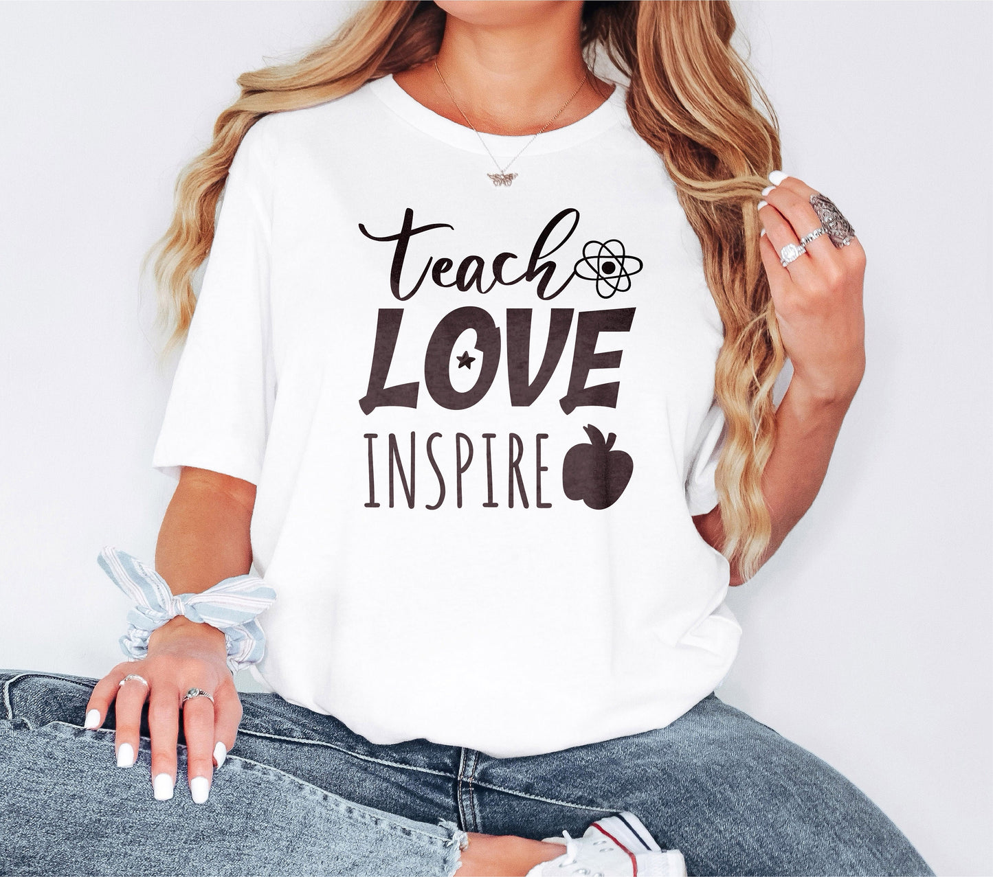 Teach Love Inspire Tshirt, Teach Shirt, Teacher Gifts, Teacher Tshirt, Teacher Gift, Back to School Gift, Teacher Shirt, Love Shirt