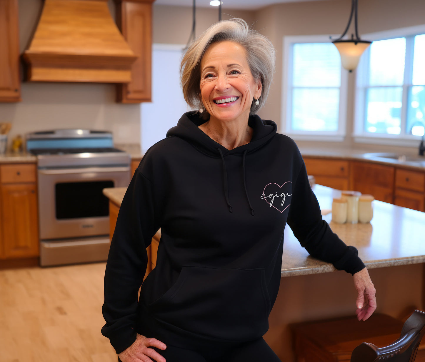Gigi Heart Sweatshirt, Grandma Sweatshirt, Grandkids Names, Mother's Day Sweatshirt, Grandma Gift, Grandma Hoodie