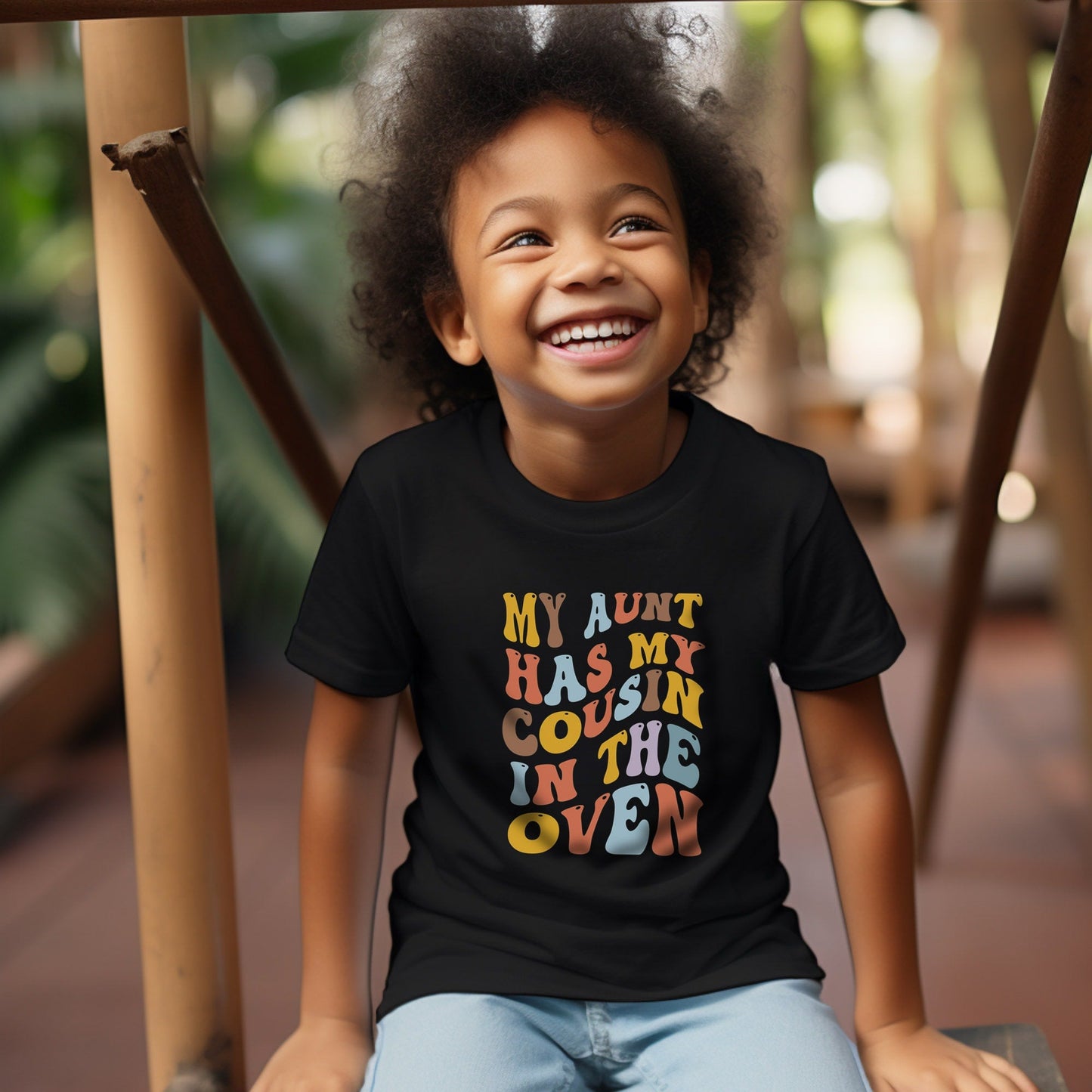 My Aunt Has My Cousin in the Oven Tshirt, Big Cousin Shirt, Cousin Shirt,Cousin Tshirt,Cousin Gift,Cousin Shirt, Pregnancy Announcement