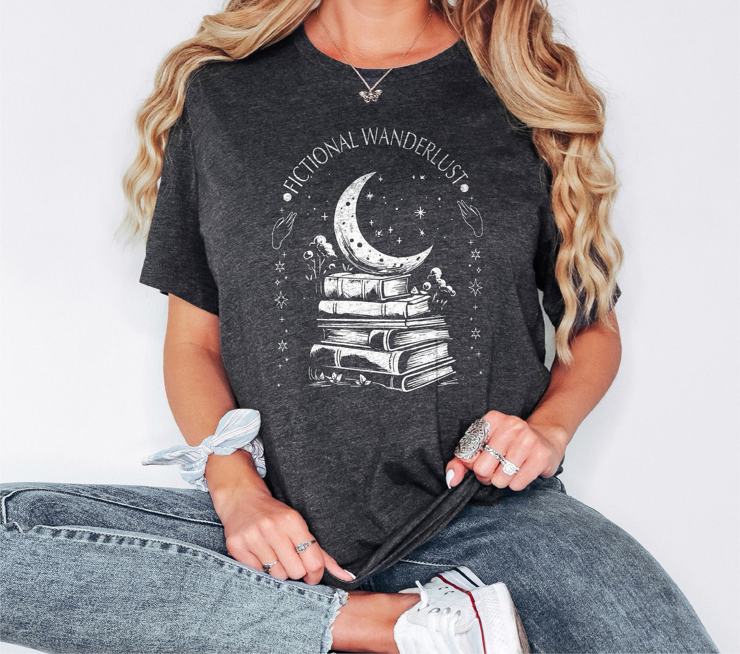 “Literary Explorer Tee” - Fictional Adventure, Poetic Spirit, Book-Themed Apparel