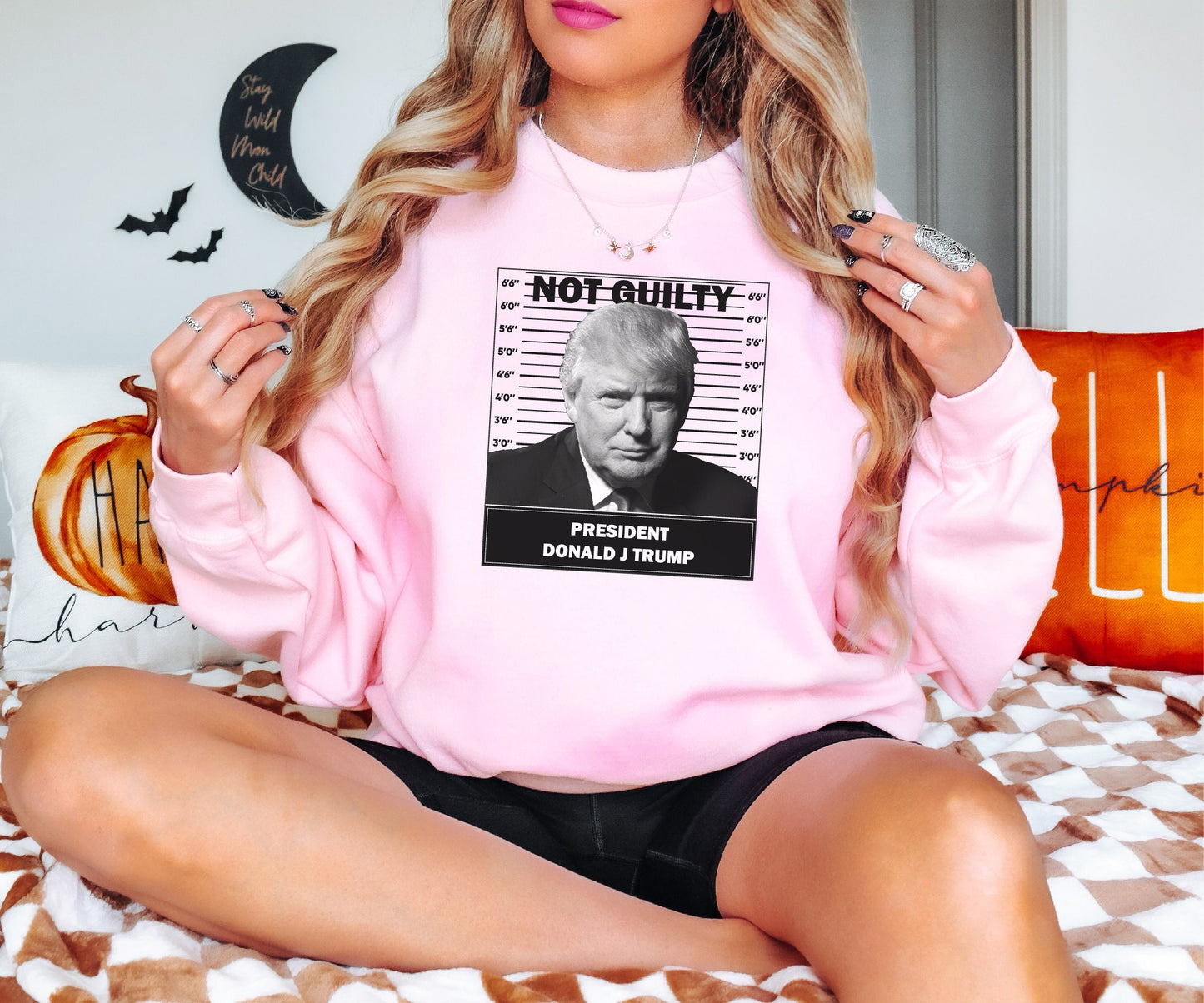 President Trump Sweatshirt, Trump Sweatshirt, Trump Not Guilty Sweatshirt,Trump Election Sweatshirt,Trump Hoodie, Gift for Her, Gift for Him
