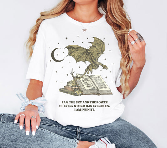 “Dragon’s Essence Tee” - Mythical Power, Bookworm’s Fantasy, Dragon Rider Gear