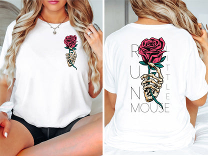 Run Little Mouse Tshirt, Dark Romance Shirt, Book Lover Shirt, Haunting Adeline Shirt, Smut Reader, Book Lover Gift, Rose Shirt,Gift for Her