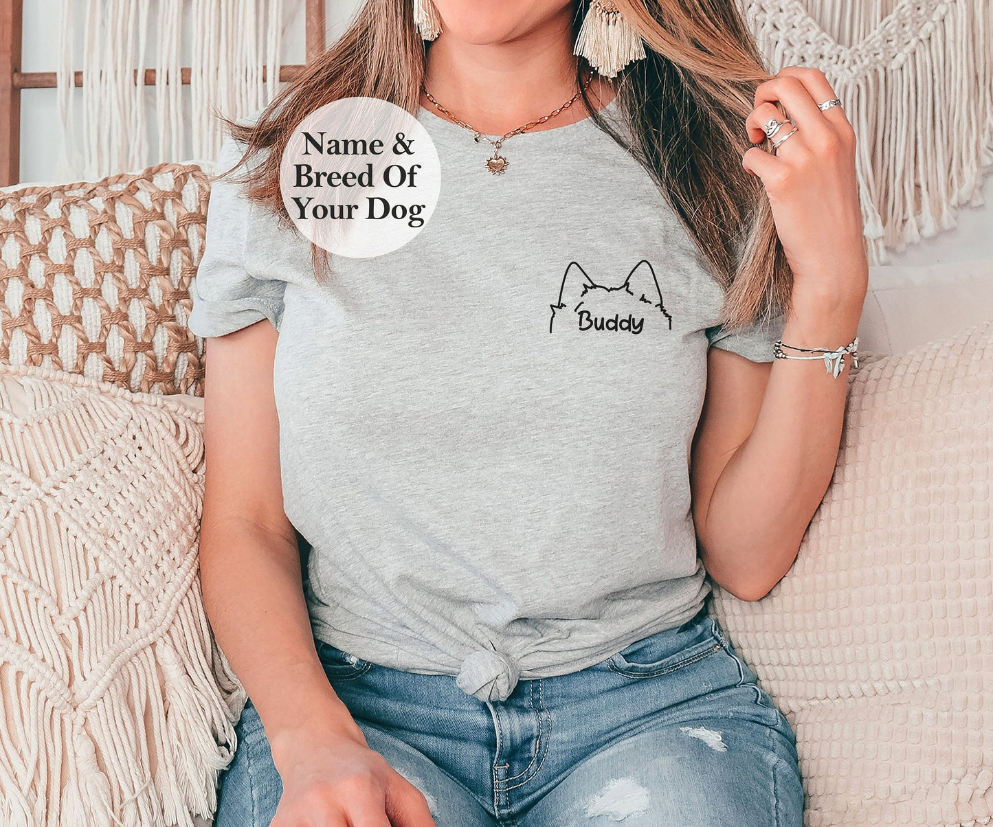 Custom Dog  Tshirt, Dog Portrait Shirt,Pet Lover Gift,Personalized Gifts,Custom Shirt,Dog Portrait Shirt,Custom Gift,Pet Lover Shirt