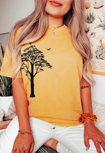 Tree T shirt, Wildlife Tee,, Camping Shirt, Hiking Shirt, Adventure Shirts, Nature Lover Gift, Outdoors Shirt, Nature Tee, Gift for Her