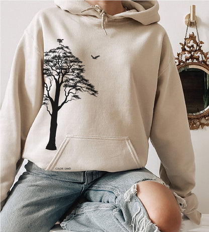 Tree Sweatshirt, Adventure Sweatshirt, Nature Lover Gift, Camping Sweatshirt, Hiking Hoodie, Nature Sweatshirt, Gift for Her, Gift for Him