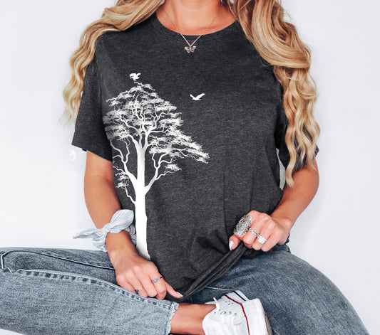 Tree T shirt, Camping Shirt, Nature Lover Shirt, Hiking Shirt, Adventure Shirts, Nature Lover Gift, Nature Tee,Gift for Her, Gift for Him