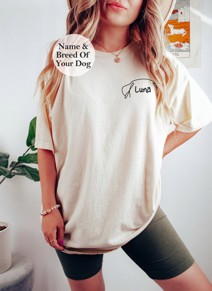 Custom Dog Tshirt, Dog Mom Shirt, Custom Gifts, Dog Dad Shirt, Dog Shirt, Personalized Gifts, Dog Mom Gifts, Custom Shirt, Dog Mom, Dog Dad