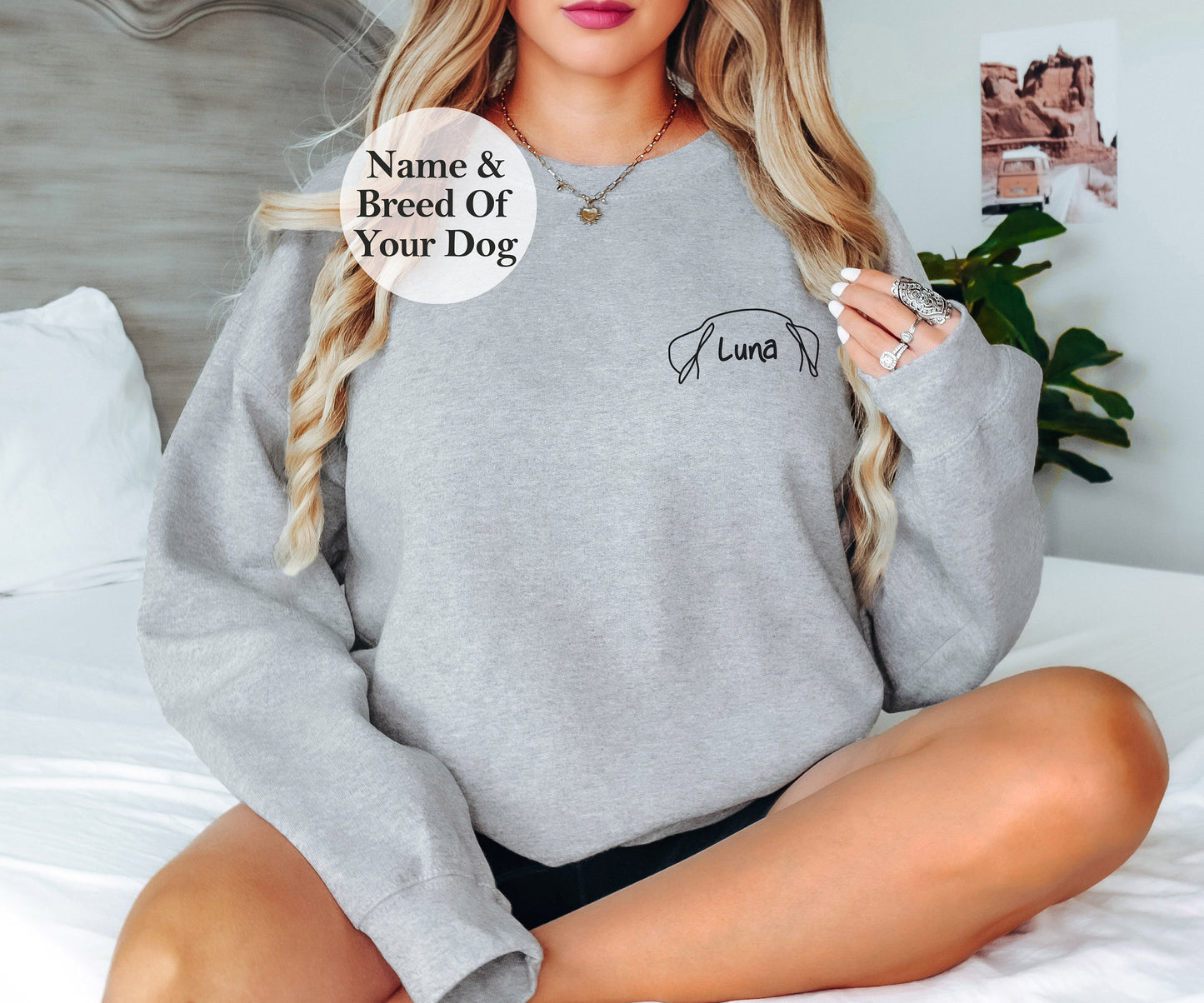 Custom Dog Sweatshirt, Dog Mom Hoodie, Custom Gifts, Dog Dad Hoodie, Dog Sweatshirt, Personalized Gifts, Dog Mom Gifts, Custom Sweatshirt
