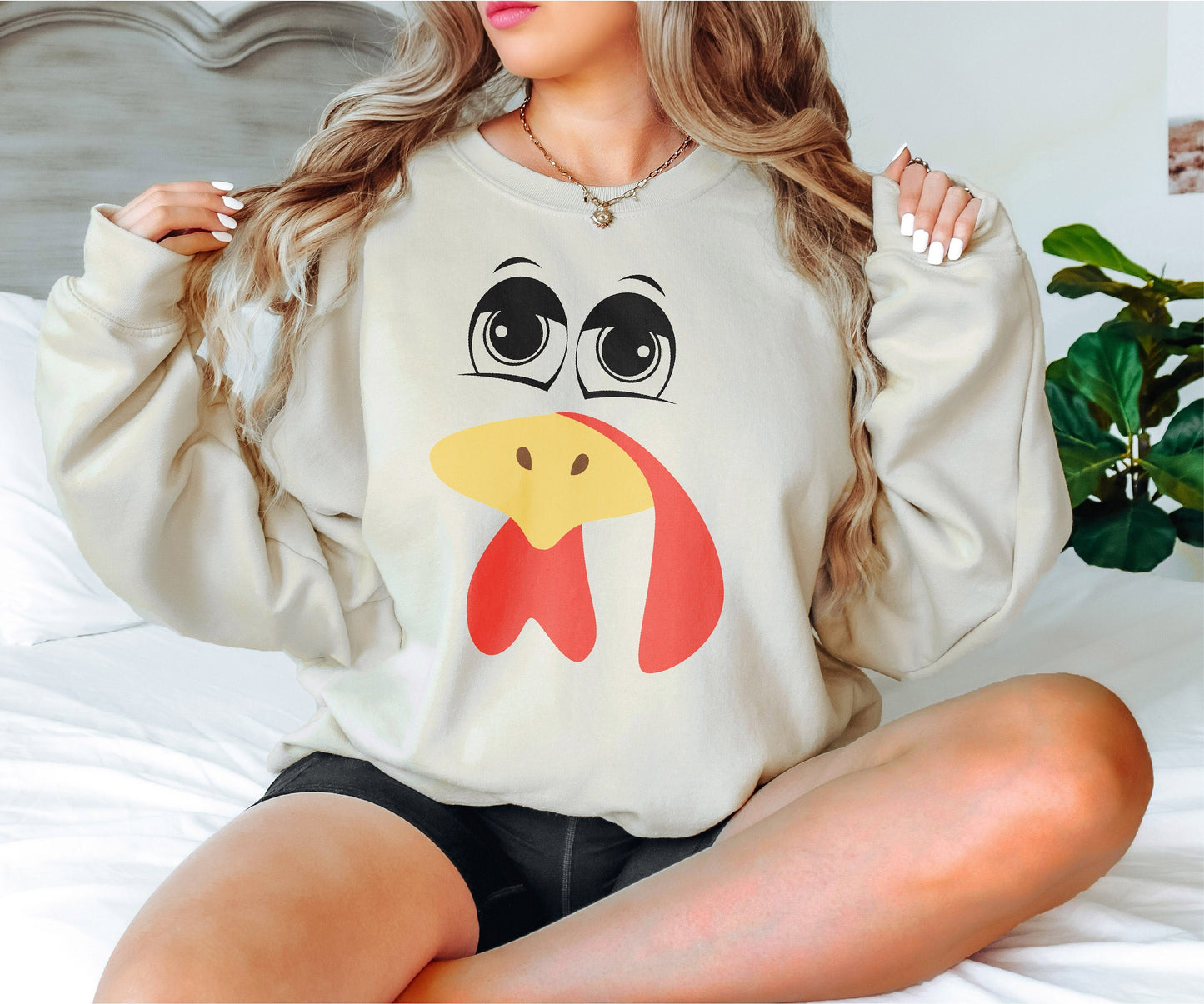 Turkey Sweatshirt, Cute Turkey Sweatshirt, Turkey Hoodie,Turkey Face Sweatshirt,Thanksgiving Gift,Funny Face Hoodie,Thanksgiving Sweatshirt