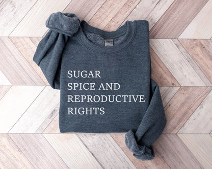 Pumpkin Spice and Reproductive Rights Sweatshirt, Social Justice Sweatshirt, Human Rights Sweatshirt, Feminist Sweatshirt, Feminist Hoodie