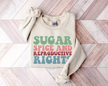Pumpkin Spice and Reproductive Rights Sweatshirt, Feminist Sweatshirt, Feminist Hoodie, Social Justice Sweatshirt, Human Rights Sweatshirt