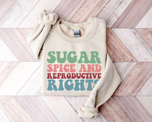 Pumpkin Spice and Reproductive Rights Sweatshirt, Feminist Sweatshirt, Feminist Hoodie, Social Justice Sweatshirt, Human Rights Sweatshirt
