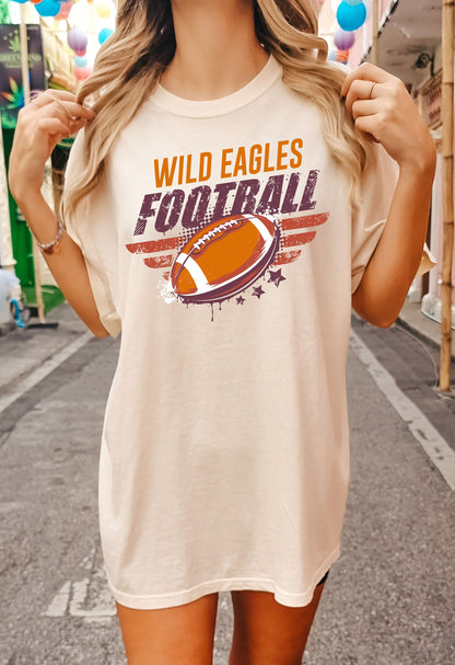 Custom Football  Tshirt,Game Day Shirt, Football Team Shirt, Custom Shirt, Football Gifts, Custom Gifts,Personalized Gifts,Football Shirt
