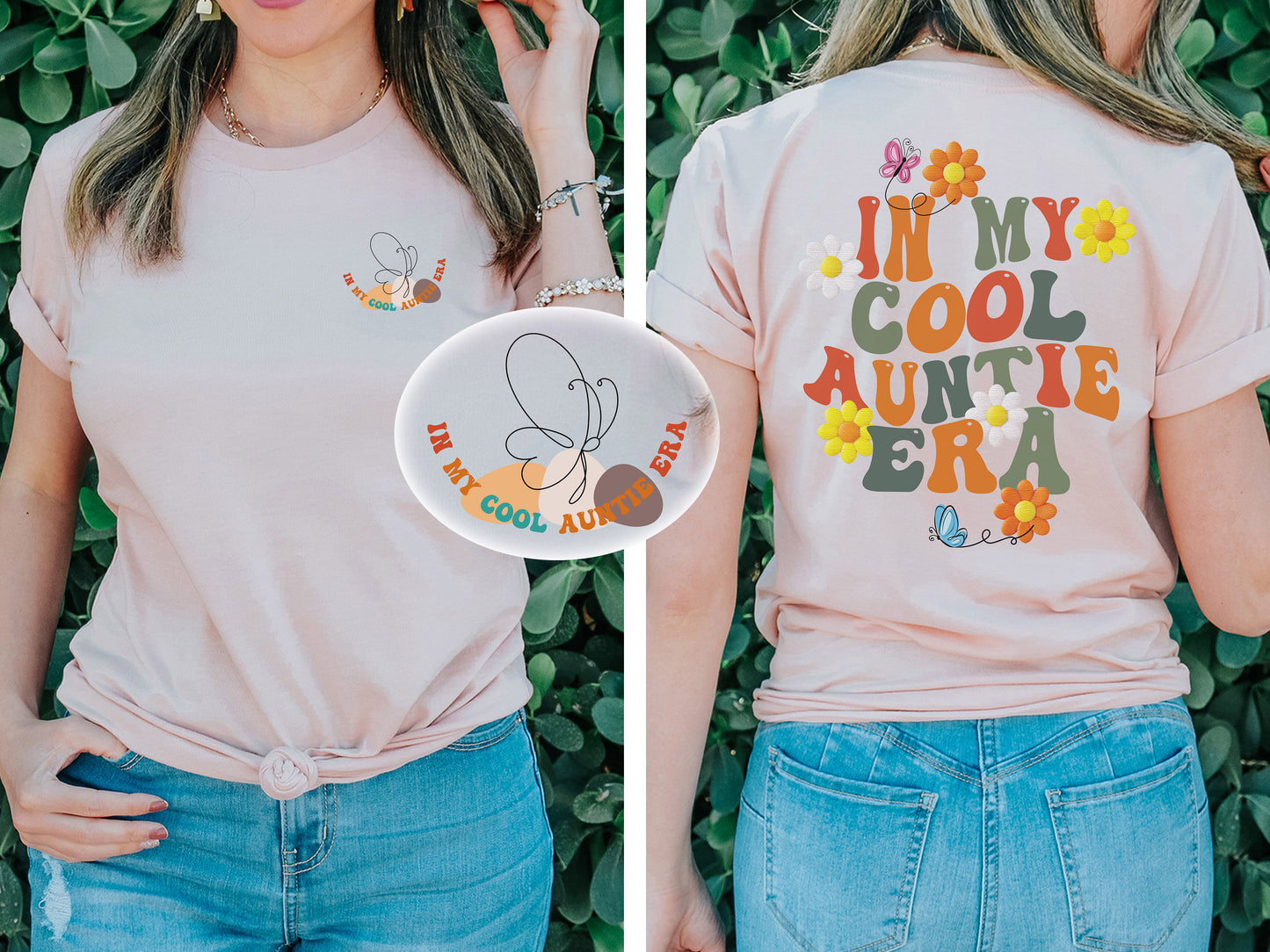 In My Cool Auntie Era Tshirt, Auntie Shirt, Auntie Gift, New Aunt Gift, Auntie Tshirt, Aunt Gifts, Gift for Mom, Cool Aunt Shirt, Aunt Shirt