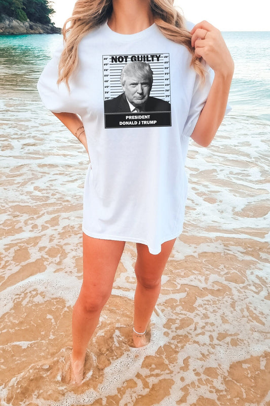 President Trump Shirt, Trump Shirt, Trump Not Guilty Shirt, Trump Election Shirt, Trump Tshirt, Gift for Her, Gift for Him