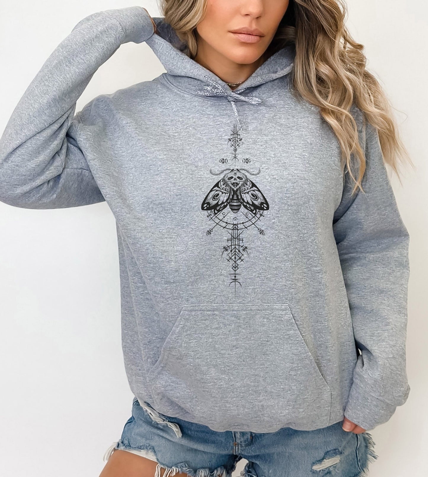 Mystical Butterfly Sweatshirt, Butterfly Sweatshirt, Mystical Sweatshirt, Boho Celestial Hoodie, Spiritual Sweatshirt, Witch Deck Hoodie