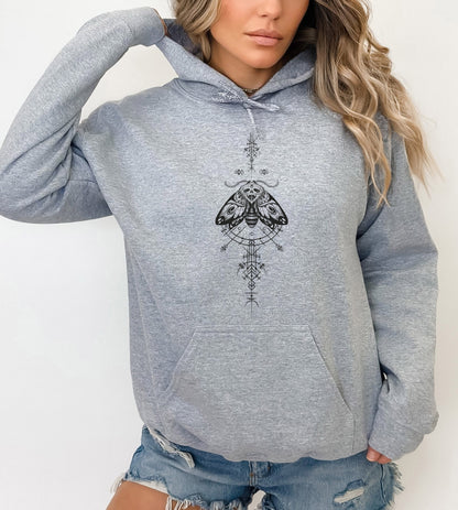 Mystical Butterfly Sweatshirt, Butterfly Sweatshirt, Mystical Sweatshirt, Boho Celestial Hoodie, Spiritual Sweatshirt, Witch Deck Hoodie
