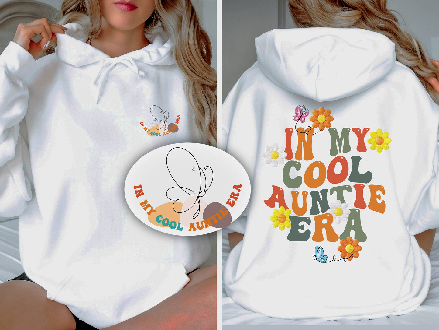 In My Cool Auntie Era Sweatshirt, Aunt Gifts, Gift for Mom, Cool Aunt Sweatshirt, Auntie Sweatshirt, Auntie Gift,New Aunt Gift,Auntie Hoodie