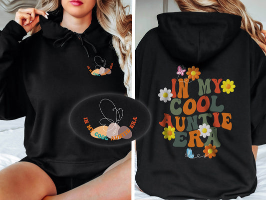In My Cool Auntie Era Sweatshirt, Aunt Gifts, Gift for Mom, Cool Aunt Sweatshirt, Auntie Sweatshirt, Auntie Gift,New Aunt Gift,Auntie Hoodie